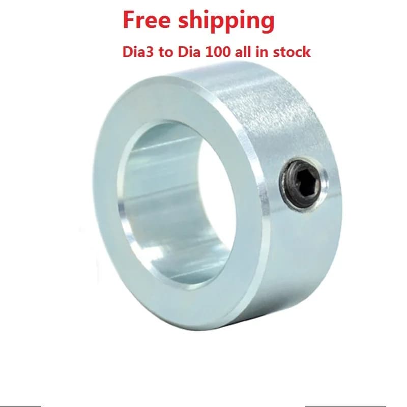 Galvanized Precision Retaining Ring Mechanical Shaft Collar with Screws Locking Ring Thrust Clamping Ring 3mm-90mm