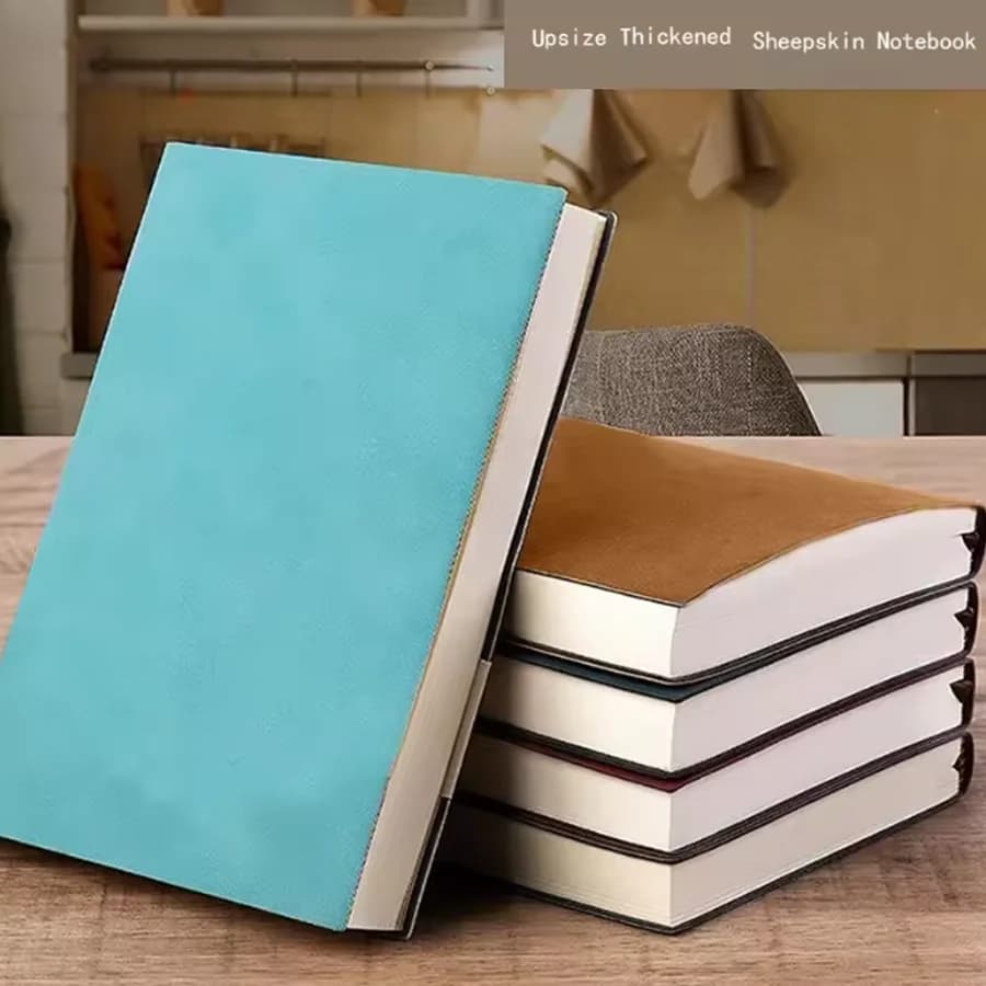 Thickened A5 Business Pu Notepad Sheepskin Student Stationary Notebook Lined Daily Planner Notebook Journal