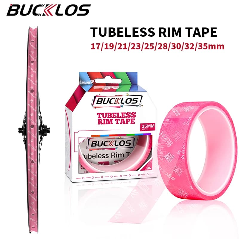 BUCKLOS 10M Bicycle Tubeless Rim Tape 17/19/21/23/25/28/30/32/35mm Width Bike Wheel Rim Stripe MTB Road Bike Wheel Rim Tape