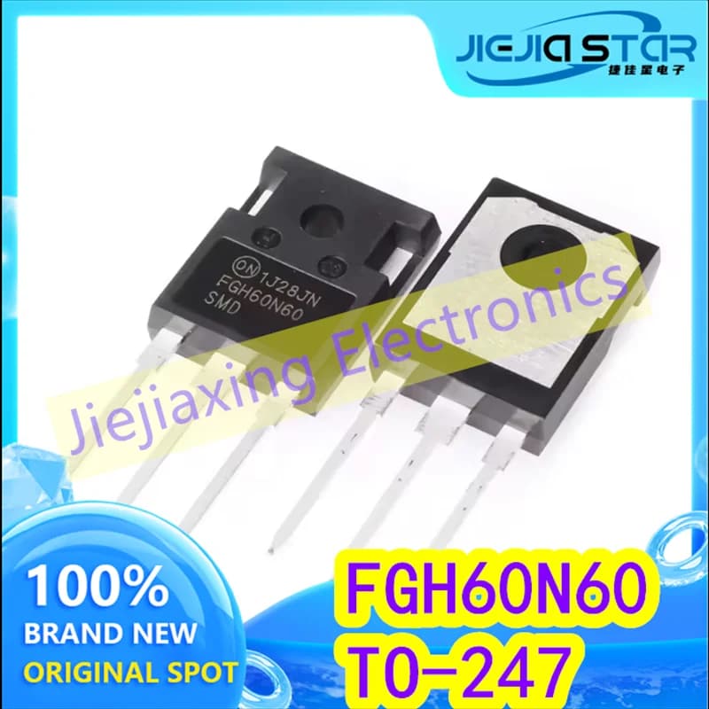 (4/20pieces) FGH60N60SMD FGH60N60 Original brand new spot TO-247 600V 60A MOS tube electronics spot