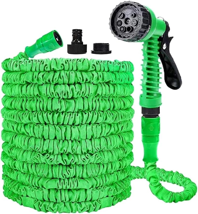 Scalable flexible garden spray gun plastic tube, multi-purpose spray gun hose, suitable for watering lawns, home use, pet bathin