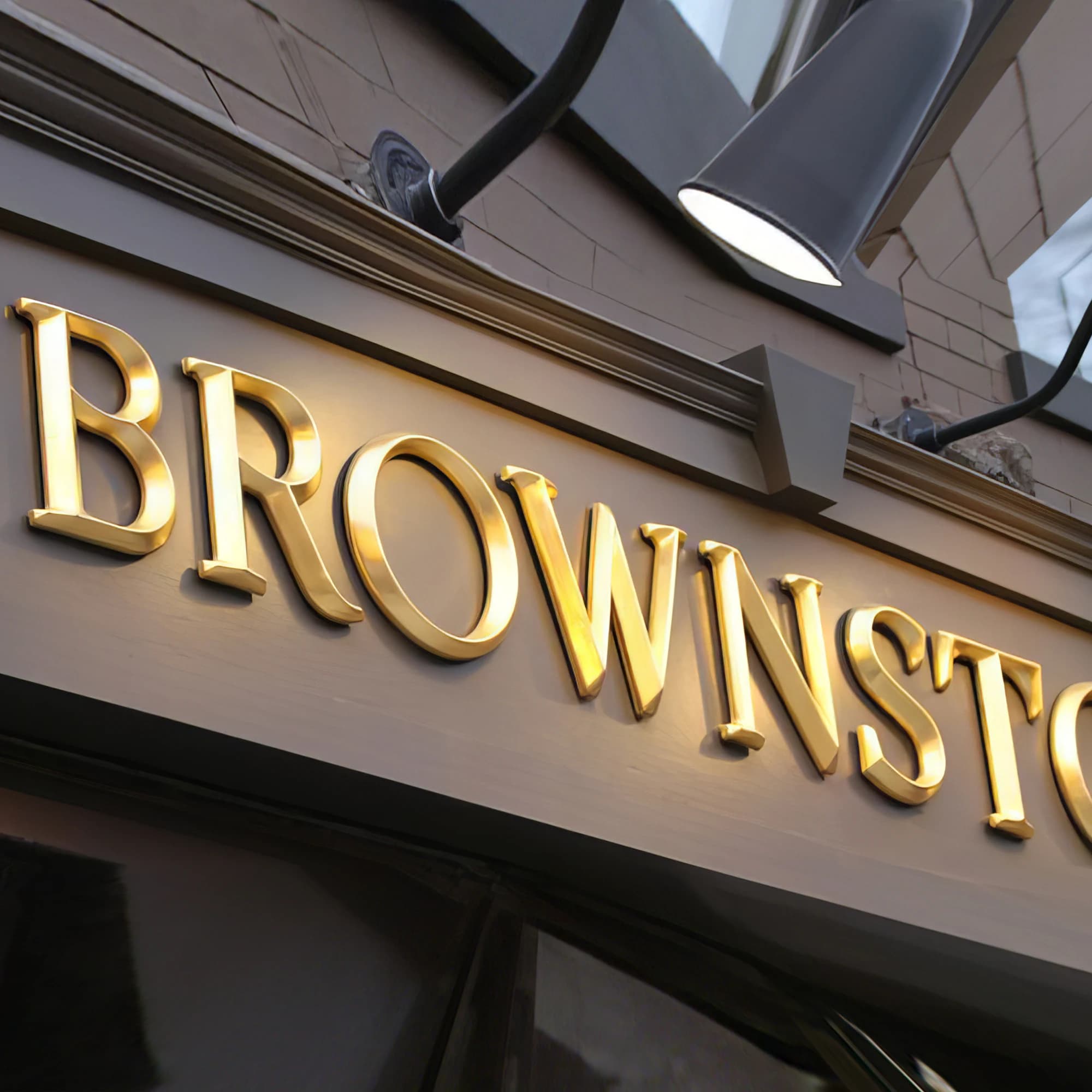 Outdoor waterproof stainless steel backlit letter shop signs, halo lit LED signages, rear lit metal signboards