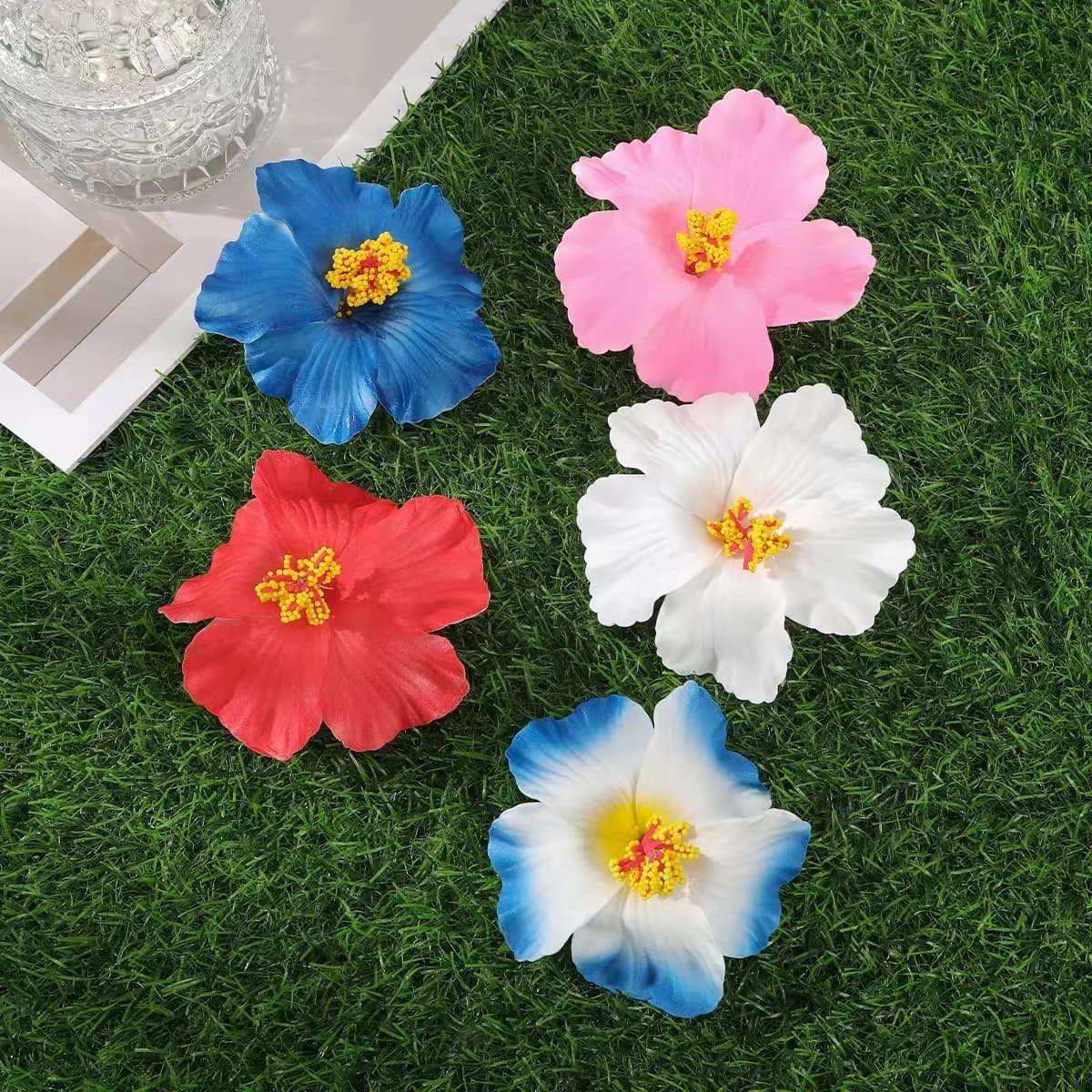 Hawaiian Flower Hair Clip For Women Girls Romantic Bohemian Flower Side Bangs Clip BB Hair Clips Hair Accessories