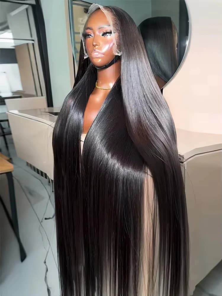 Mossily 300 Density Bone Straight 30 40 Inch 13x6 Lace Front Human Hair Wigs 13x4 HD Lace Frontal Wig 5x5 Closure Glueless Wigs