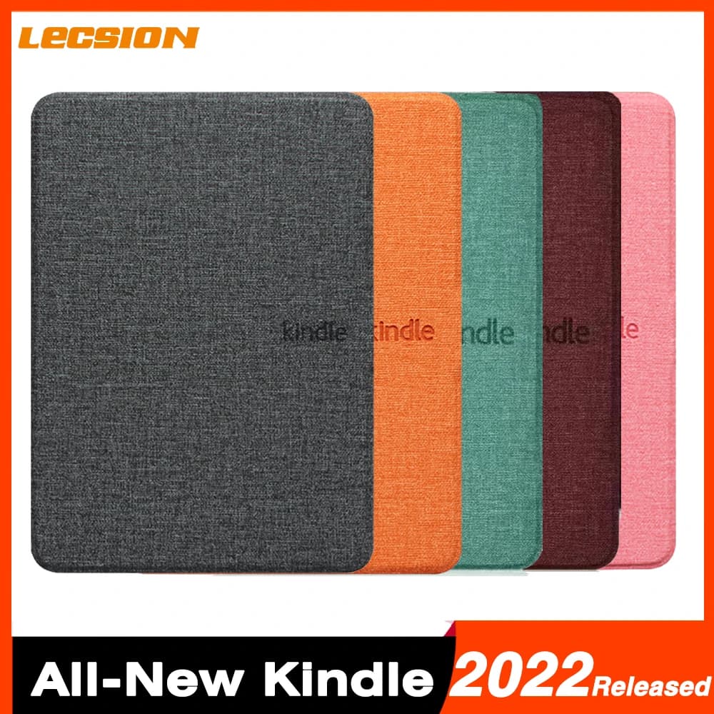 Kindle Case For All-new Kindle 11 12 th 2022 2024 Released  C2V2L3 6 Inch Magnetic Smart Fabric Cover Leather Screen Protector