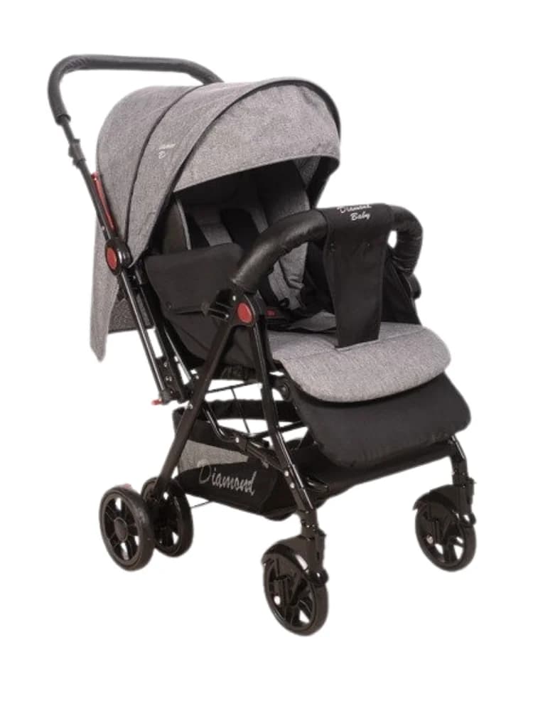 Dual-Way Baby Stroller 5 point safety belt Wide and comfortable inner volume Bebak New Product