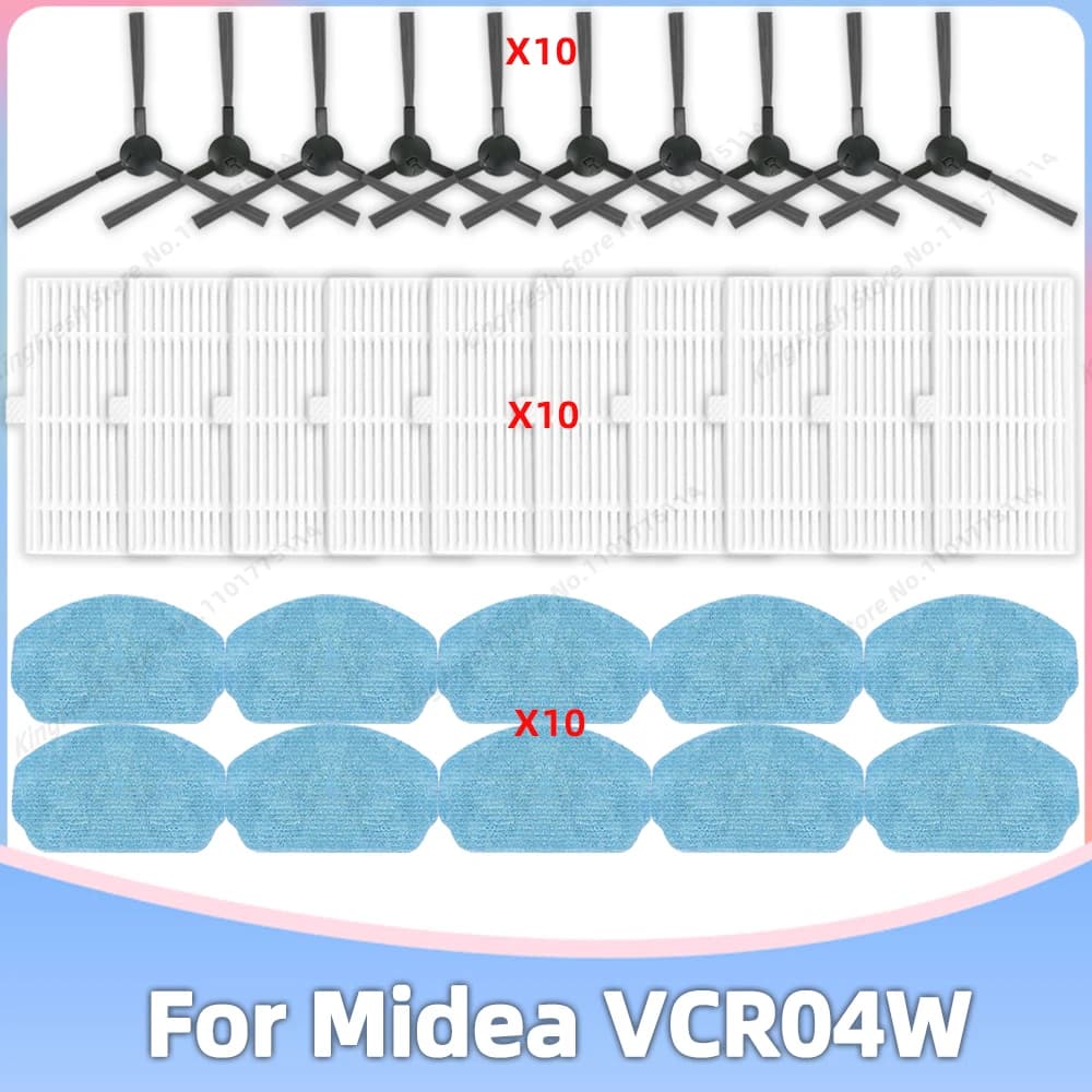 Fit For Midea VCR04W, Redmond VR 1321S, IRBIS Bean 0121 0321, STEGA RC1400, Kabum Smart 100,Teendow BR151 Parts Brush Filter Mop