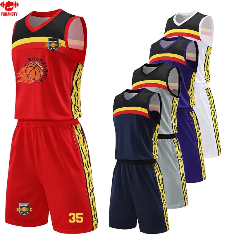 2024 Customized Uniform  Printed Basketball Jersey Men Youth Sublimated  Mesh Quick-Drying DIY Club College Team Sportswear