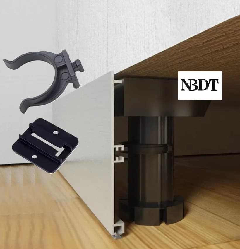 40Pcs Plastic Kitchen Cabinet Leveling Leg Clip For Toekick Plinth