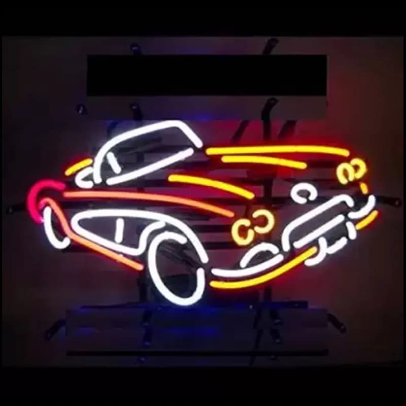 Neon Sign for Beauty Car Neon Bulb Sign Aesthetic Room Decor Light wall sign Beer Bar GARAGE Lamps Wedding Decoration Handmade