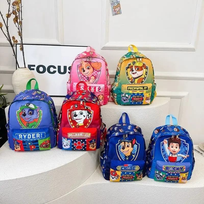 Original PAW Patrpl Children School Bag Cute Dogs Fashion Boy Girl Backpack Kids Kindergarten Backpacks Chase Skye Baby Gift
