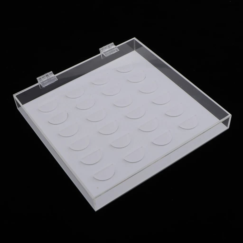 Acrylic False Eyelash Display Box Makeup Storage Container Organizer Case
