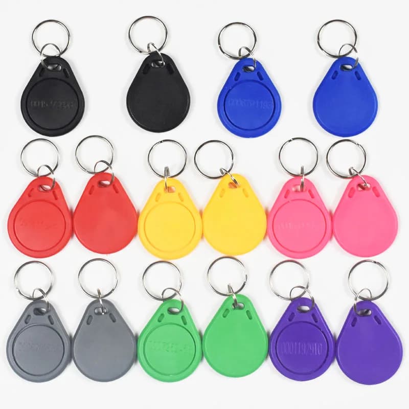 20Pcs/Lot 125Khz RFID Proximity EM ID Card Token TK4100 Tags Key Keyfobs for Access Control Time Attendance