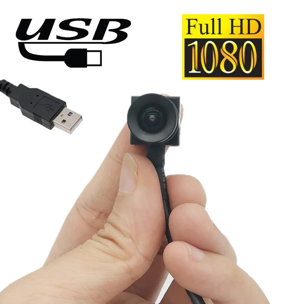 Miniature Size 1.5mm Fisheye Lens WDR Fisheye Lens Full HD 1080P USB Mini Android UVC CCTV External Camera for ATM Tablet Kiosk