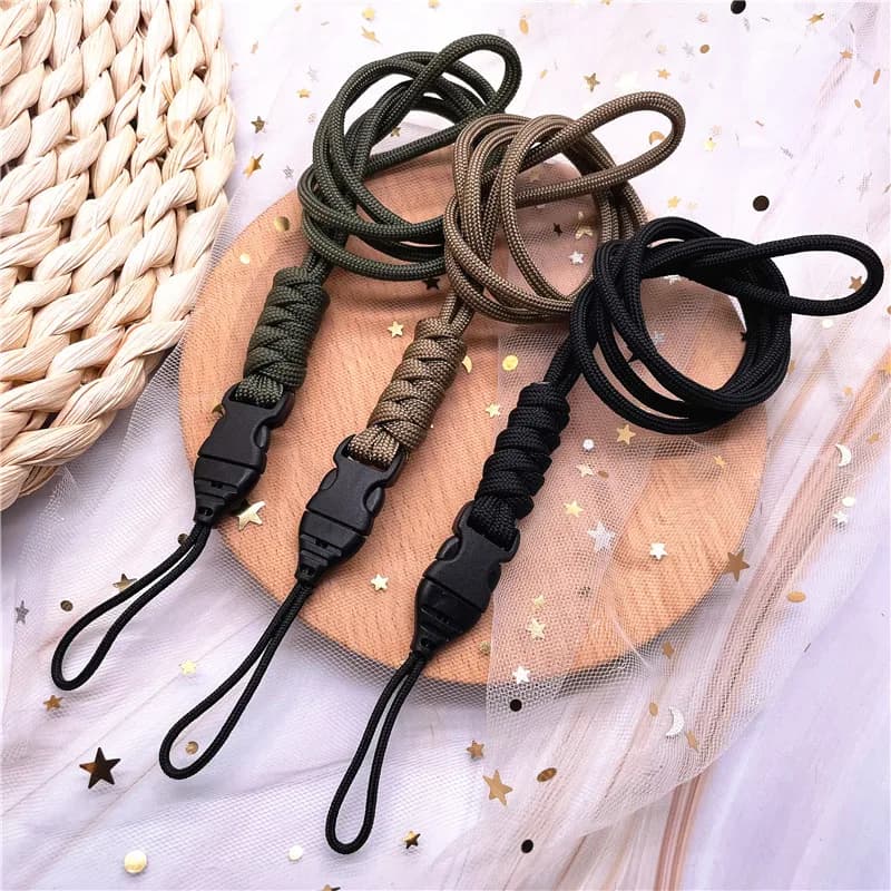 New Fashion Pendant Lanyards Necklace Keychain Phone Strap For Phone USB Holder Charms Keyring Buckle Rope Anti-slip Cord