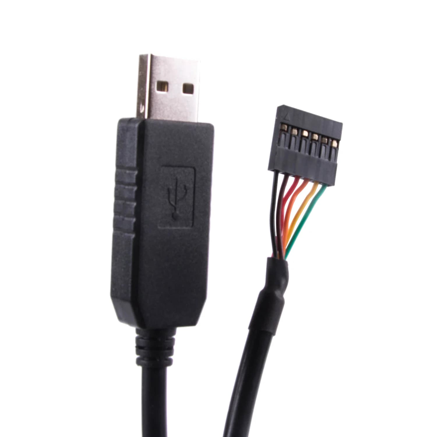 CP2102 USB to TTL UART Serial Wire Adapter RS232 Download 6Pin Terminated Block Cable Module LED Indicator 3.3V for Arduino 6ft