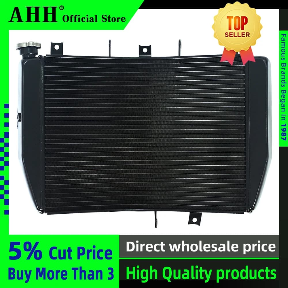 AHH Motorcycle Aluminum Radiator Cooler Cooling Water Tank For Kawasaki NINJA ZX-10R 2006 2007 ZX10R ZX 10R ZX1000 06 07