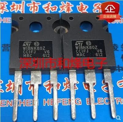  10PCS W18NK80Z STW18NK80Z TO-247 800V 18A