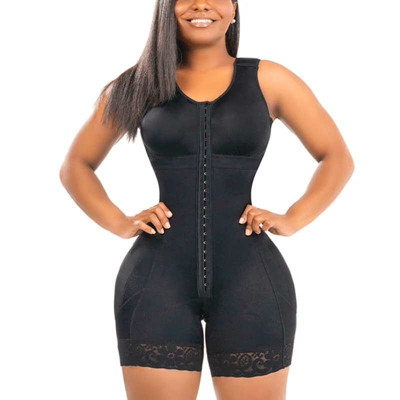 Fajas Colombianas Postpartum Girdle BBL Postoperative Bodysuit Compressed Steel Shapewear Corset Slimming Body Shaper