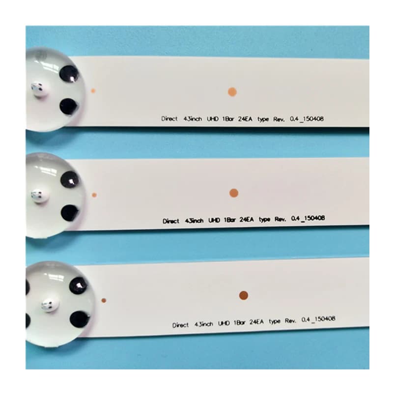 LED Backlight strip 8 lamp For LG Innotek Direct 43inch UHD 1Bar 24EA 43uh619v 43UH610V 43UH6030 UF64 UHD_A 43LH5700 43LH60FHD