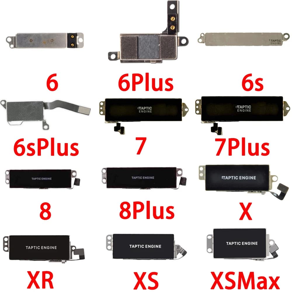 Taptic Engine Vibrator Motor Replacement For iPhone 6 6P 6S 6SP 7 7P 8G 8 Plus X XR XS XSMax