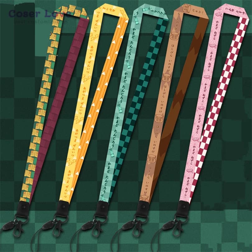 Kamado Tanjirou Tomioka Giyuu Kamado Nezuko Lanyard ornaments cosplay Animation Accessories DIY