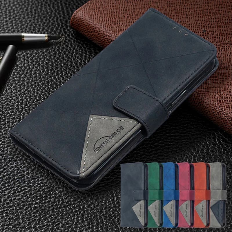 Luxury Leather Phone Case on For VIVO Y15s Funda sFor VivoY15 Y 15 Y15 S Y11 Y21 Y33s Y20 Y17 Y12 Wallet Flip Cover Coque