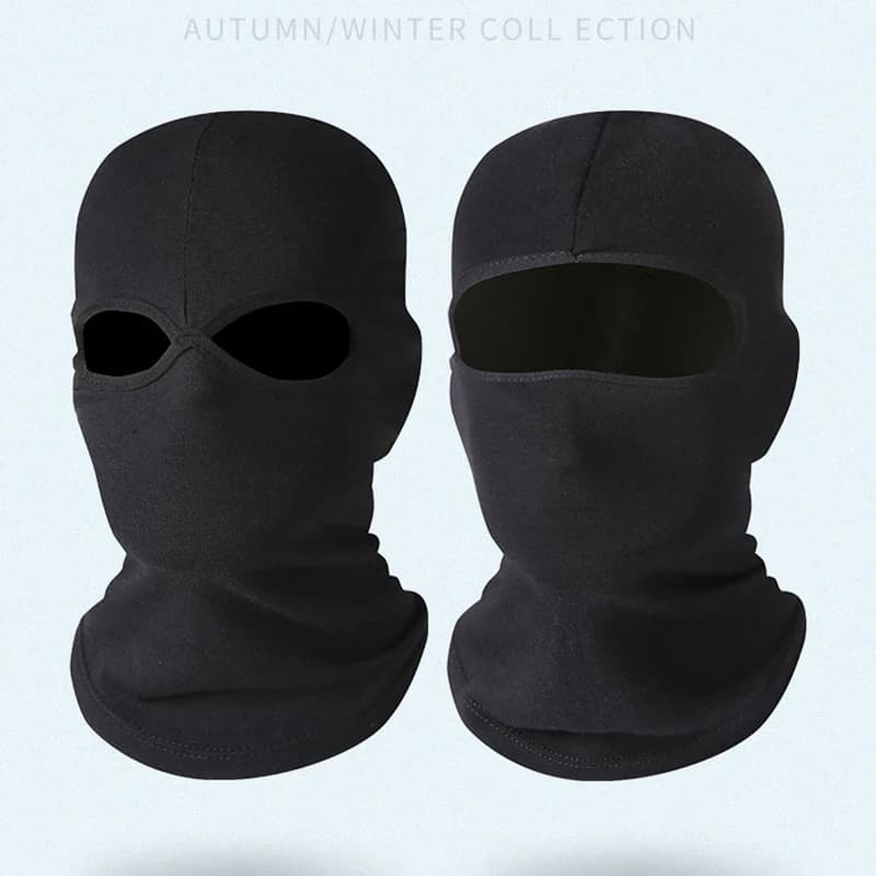 Unisex Winter Fleece Balaclava Black Full Face Mask Neck Warmer Thermal Head Cover Cycling Hood Sport Ski Snowboard Scarf Hat