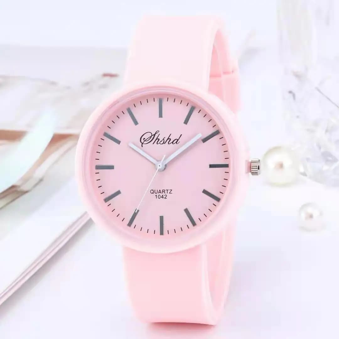 2025 New simple silicone Brand WOKAI Casual Quartz Watch Women Crystal Silicone Watches Relogio Feminino Wrist Watch Hot sale