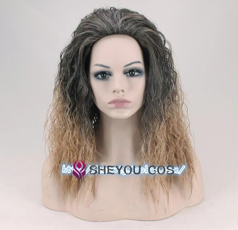 Aquaman wig Role Play Poseidon Hair Heat Resistant Cosplay Wigs + Wig Cap