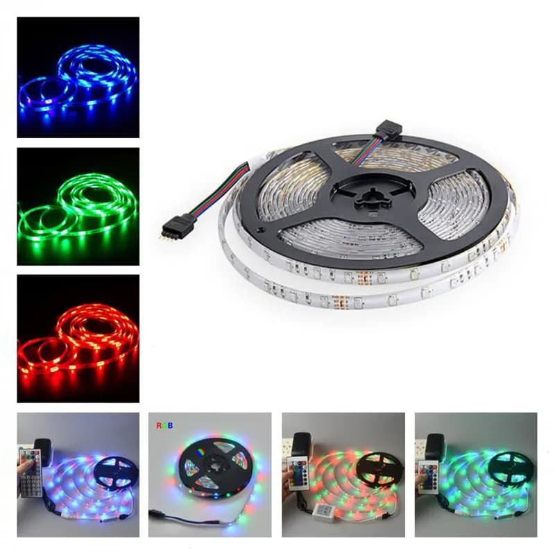 LED Strip Light DC 12V High Lumen LED Tape 2835/5050 SMD2835 Flexible Ribbon DIY LED Light Strip White Blue Green Red Tape Diode