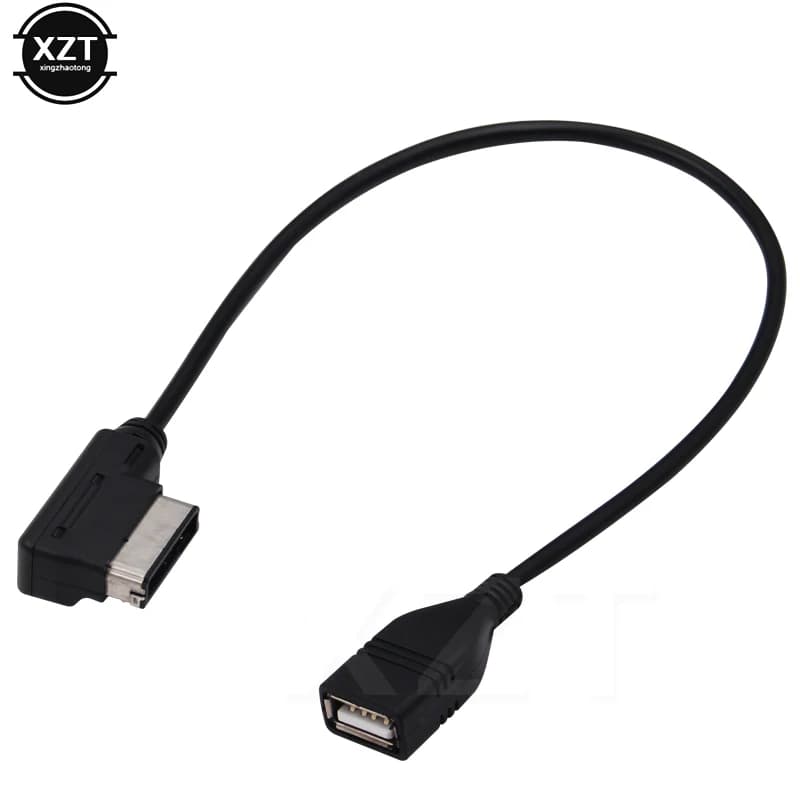 USB AUX Cable Music MDI MMI AMI to USB Female Interface Audio AUX Adapter Data Wire For AUDI A3 A4 A5 A6 Q5 For VW MK5