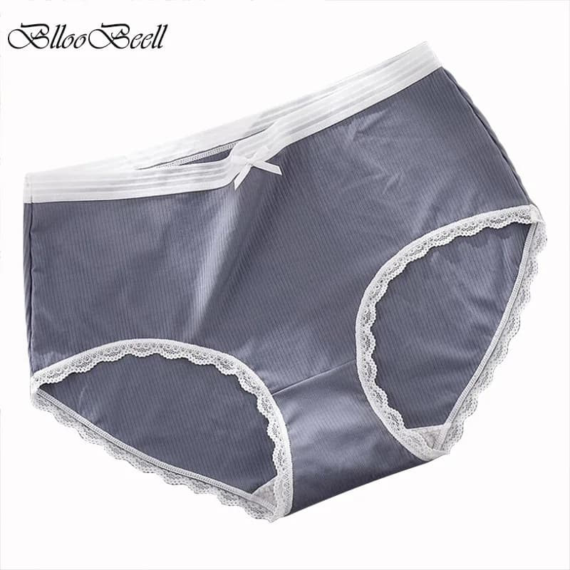 New Women's Ice Silk Underwear high Waist women Briefs Very Soft Seamless Panties Antibacterial Cotton Crotch Plus Size 3XL/4XL