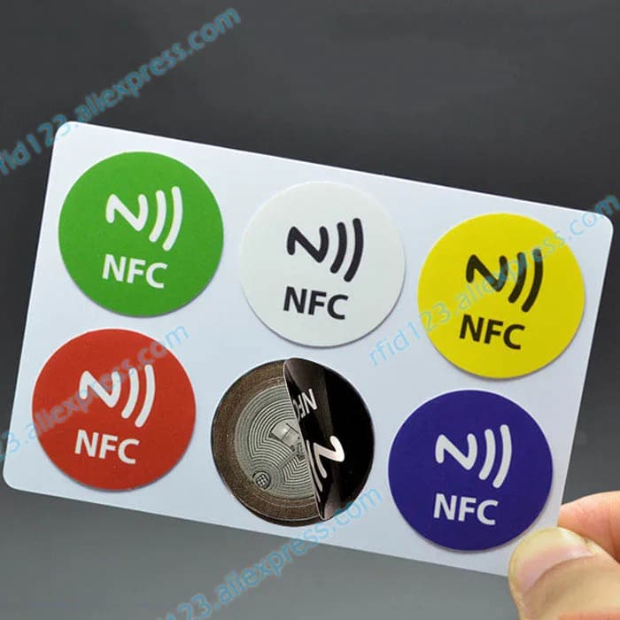 On-Metal NFC Sticker Anti-Metal Tag 6 Pieces NFC Sticker