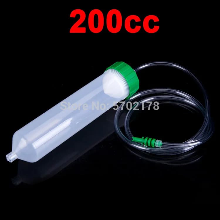 2PCS Dispenser Syringe industrial Dispenser large syringe  Glue  dispensing machine accessorie 200CC