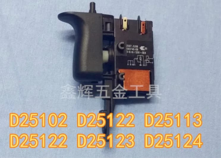 Hammer Power Switch Suitable for DEWALT D25102 D25122/D25123