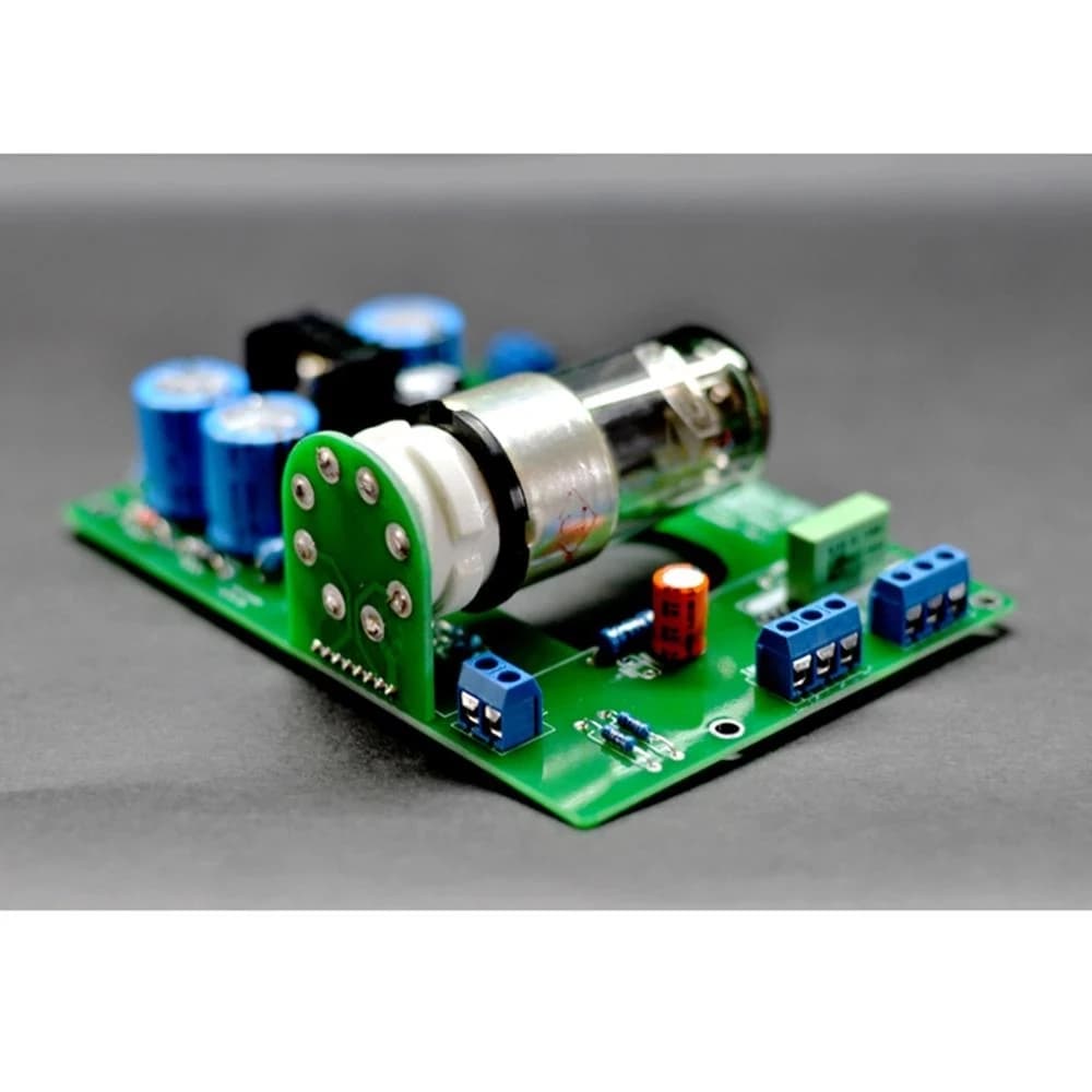 6N8P (6H8C 6SN7) Best Sound Single Tube Horizontal Version of the tube Valve Pre-amp Tube PreAmplifier Board DIY