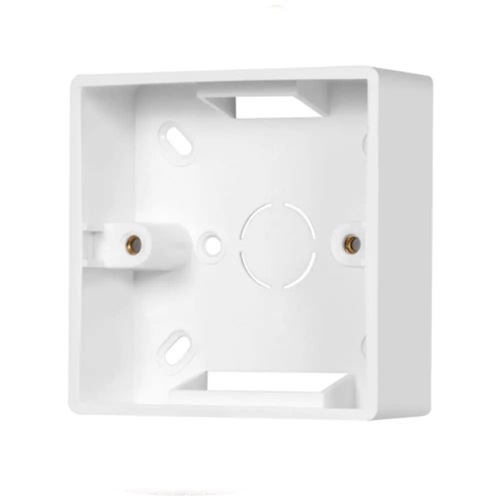 86X86 PVC Thickening Junction Box External Wall Mounting Surface Installation Suitable for 86 Standard Switch and Socket