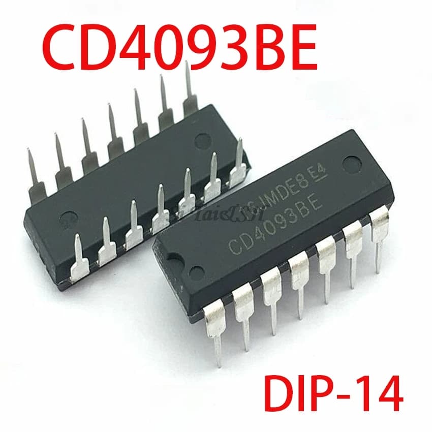 10PCS CD4093BE HCF4093BE DIP14 CD4093 DIP 4093 DIP-14 4093BE new and original IC