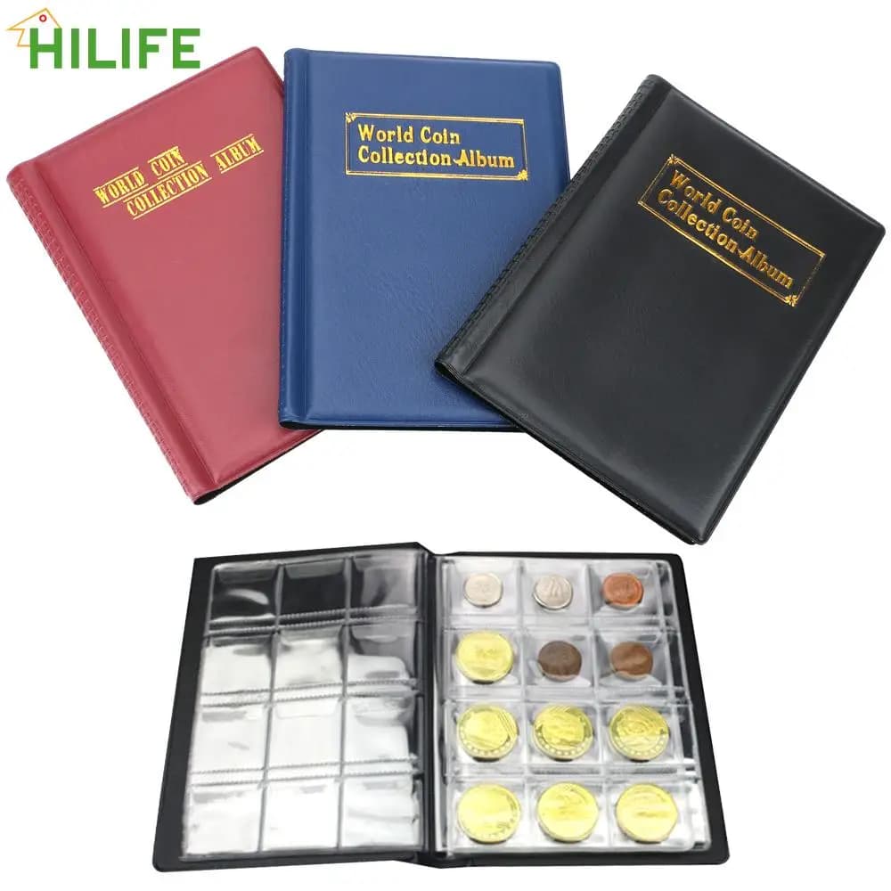 For Collector Home Decor Craft Gift Coin Album Multi-kinetic Coin Collection PVC Coins Collection Book Coin Collectors