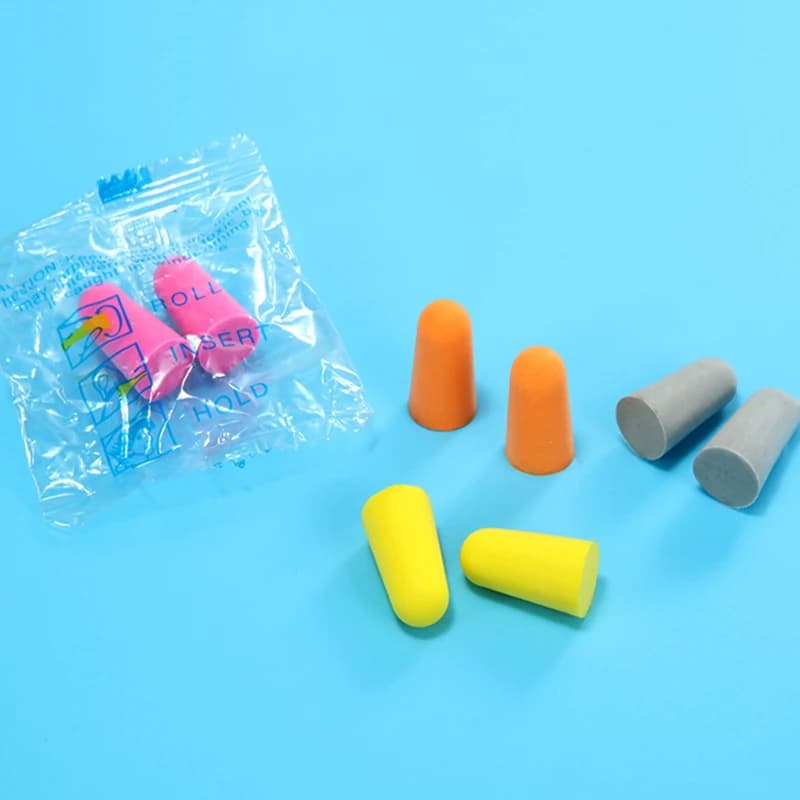 10 Pairs Ear Plugs High-quality Foam Anti Noise Ear Plugs Ear Protectors Sleep Soundproof Earplugs Workplace Safety Supplies
