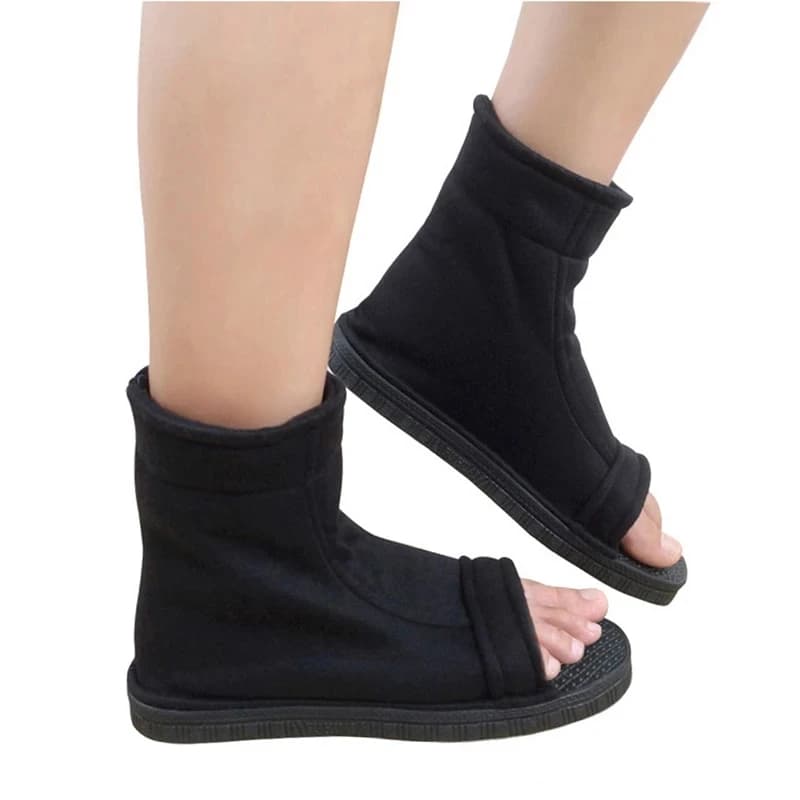 Japan Anime Cosplay Shoes Men Women Black Blue White Cotton Soft Sandals Boots Halloween Christmas Party Shoes Kakashi Shoes