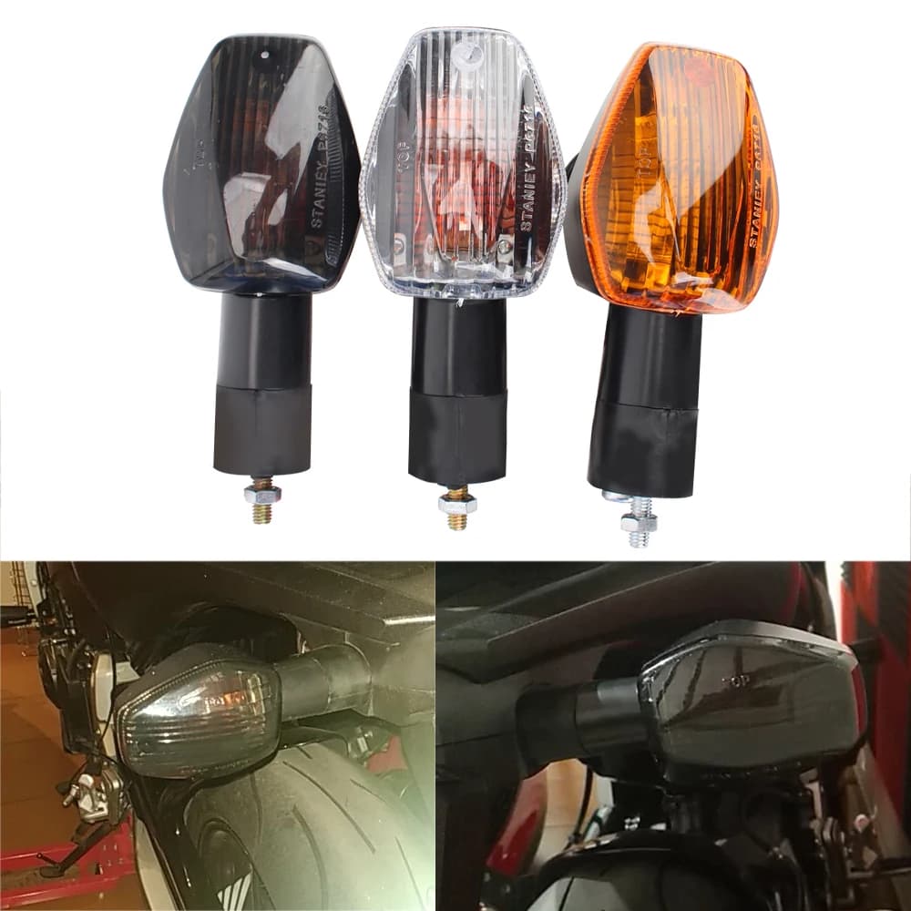 Motorcycle Turn Signal Lights For HONDA CB400 VTEC3 CBR600 F5/CBR1000 Indicator Blinker Front Rear Lights 1Pair LED Signal Lamp