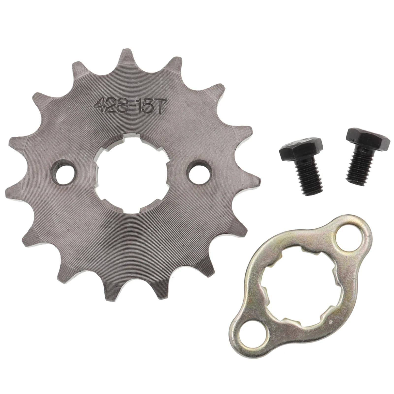 Front Engine 428# 10T 11T 12T 13T 14T 15T 16T 17T 18T 19T Teeth 17mm 20mm Chain Sprocket With Retainer Plate Locker