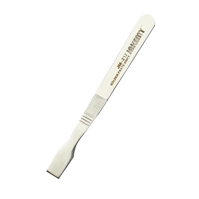 JAKEMY JM-Z12 Memory Metal Tin Scraping Knife Solder Paste Mixing Knife Pry Opening Spudger for iPhone Mobile Phone Repair Tools