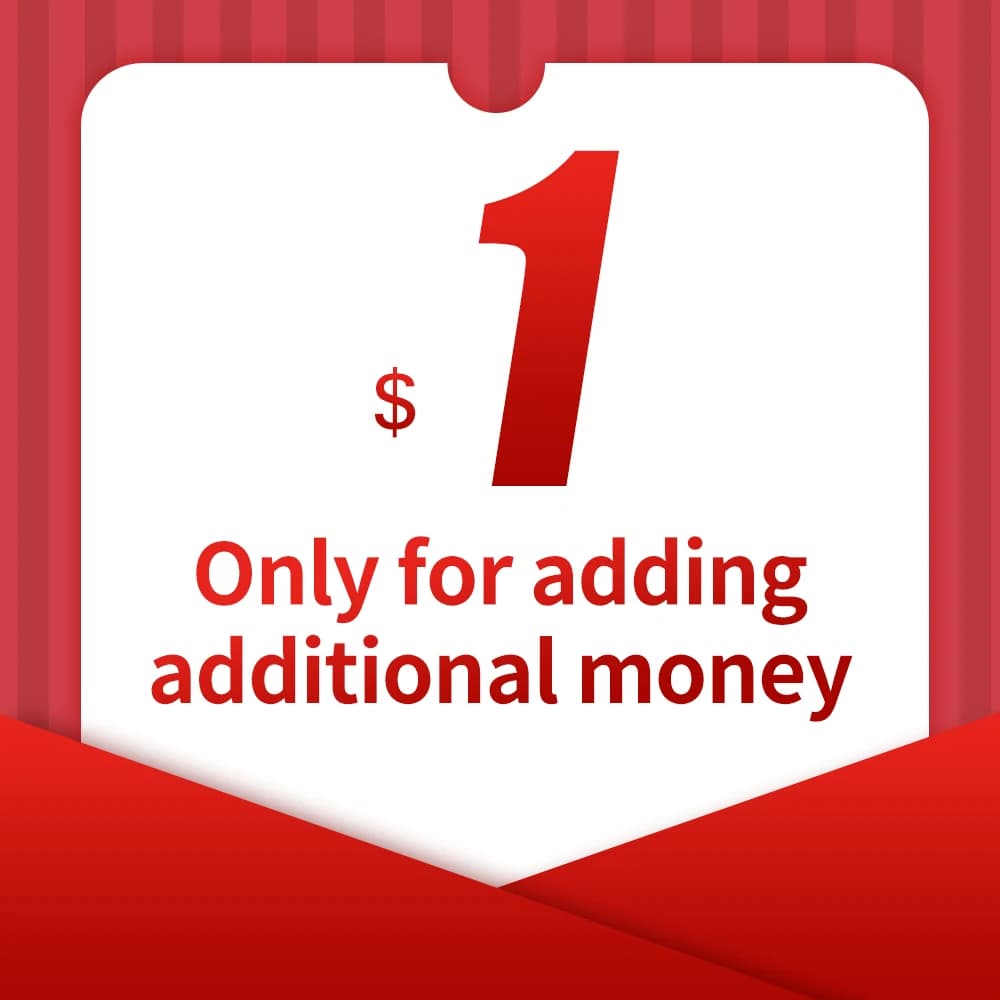 This Link is just for adding additional money or resend order