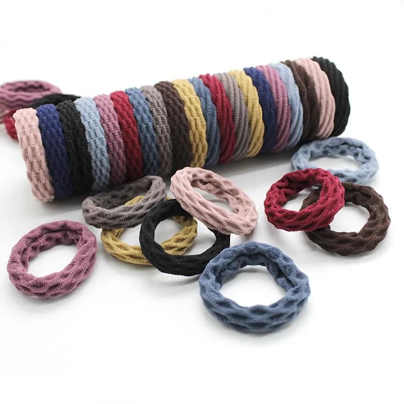 10/20/Set Korean Basic Elastic Hair Bands For Women High Elastic HairBand Hair Rope Headwear Headdress Fashion Hair Accessories