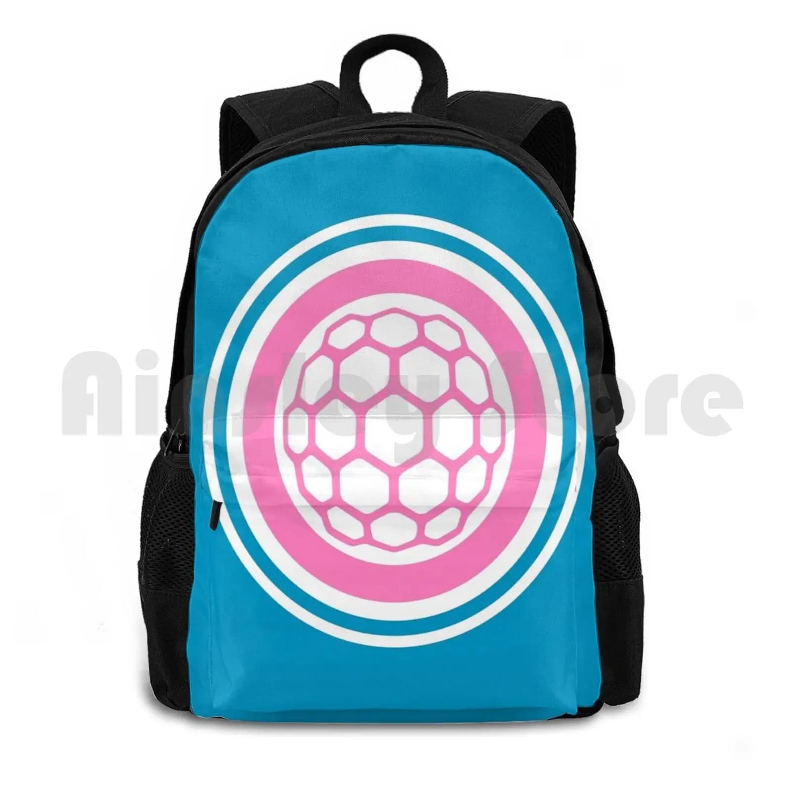 Zarya Shield Icon Outdoor Hiking Backpack Riding Climbing Sports Bag Zarya Over Watch Game Games Video Game Video Games