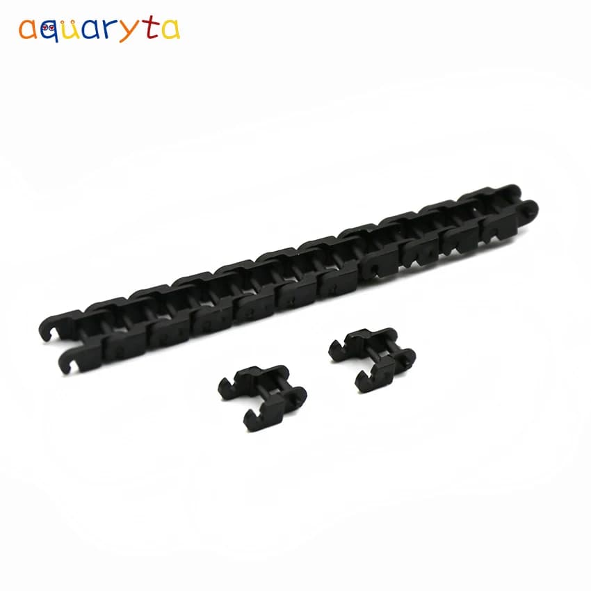 Aquaryta 100/200pcs Technology Parts Chain Link Gear Tank Track Tread  3711 Motorcycle Building Blocks  Toy for Children