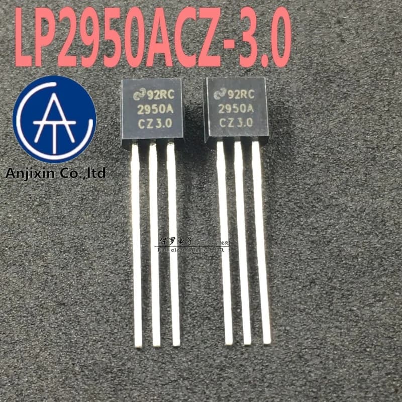 10pcs 100% orginal and new linear regulator LP2950ACZ-3.0 3V TO-92 in stock